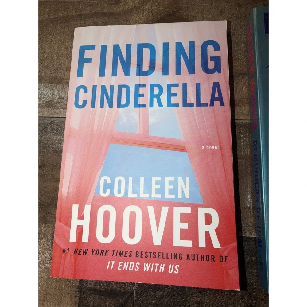 Colleen Hoover 3 Book Lot Finding Cinderella Reminders of Him Maybe Now PB Good